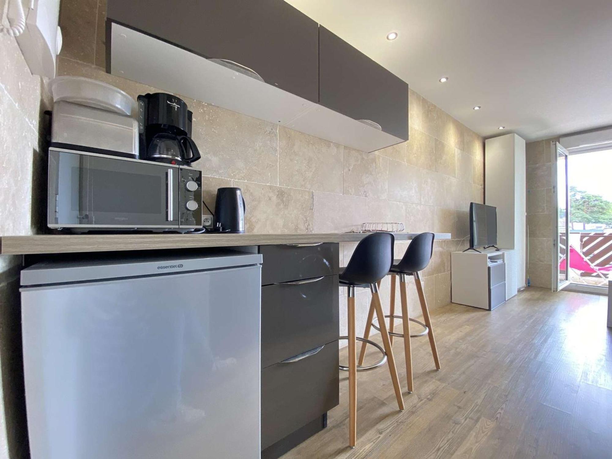 Studio Moderne Avec Balcon Sud, Parking Prive, Pres Avenue De Gaulle - 2 Couchages A La Baule - Fr-1-245-107 外观 照片