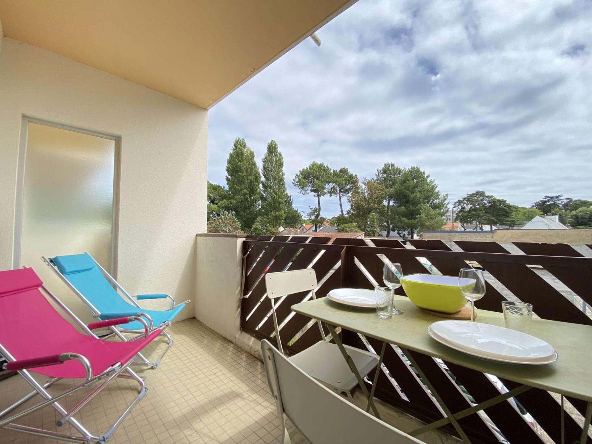 Studio Moderne Avec Balcon Sud, Parking Prive, Pres Avenue De Gaulle - 2 Couchages A La Baule - Fr-1-245-107 外观 照片